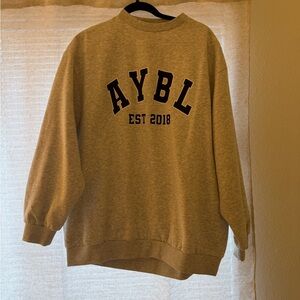 AYBL Women's Crewneck Jacket in Gray